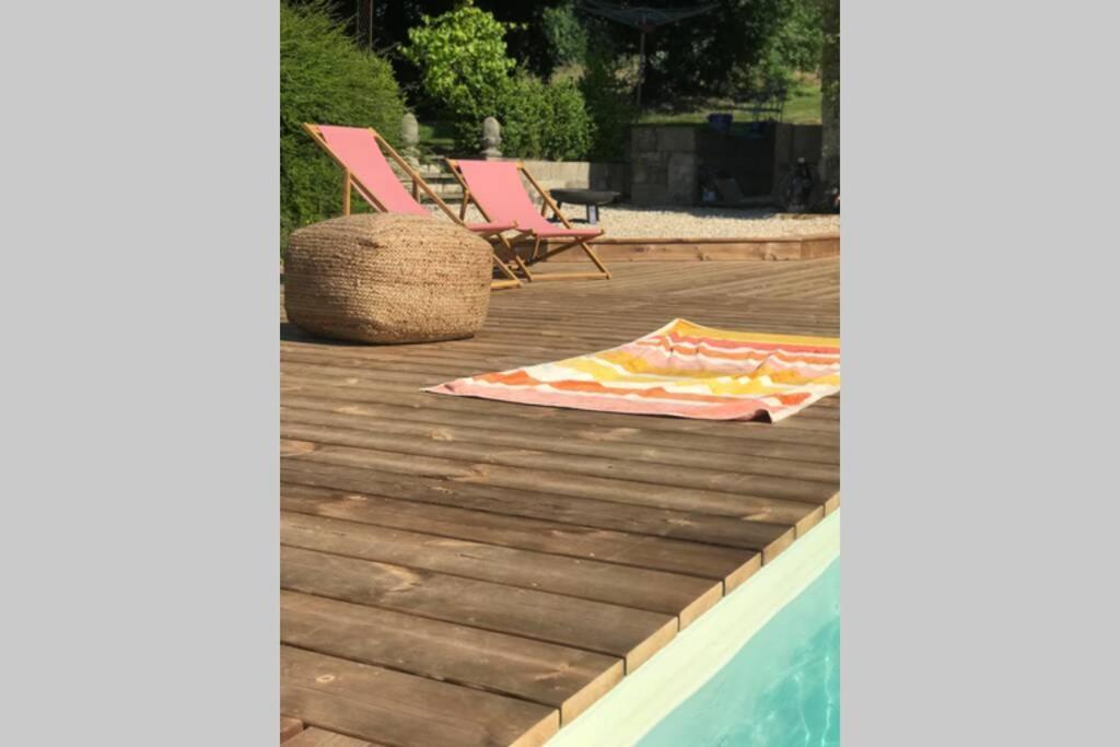 La Lande Du Rest - Le Quillio Magnifique Ancienne Ferme De Notables Avec Piscine Chauffeeヴィラ エクステリア 写真